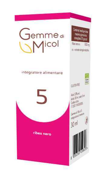 GEMME DI MICOL 5 RIBES NERO 30 ML - Farmacia-flash.it