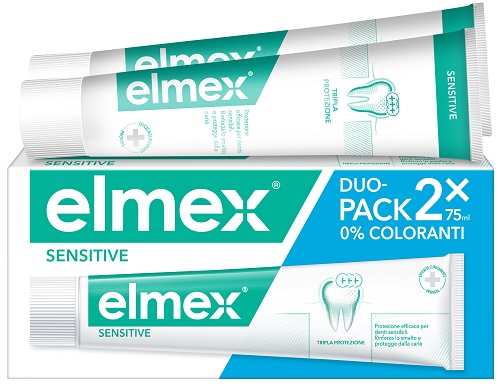 ELMEX SENSITIVE DENTIFRICIO BITUBO 2X75 ML - Farmacia-flash.it
