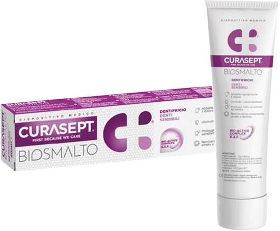 CURASEPT BIOSMALTO DENTIFRICIO DENTI SENSIBILI 75 ML - Farmacia-flash.it
