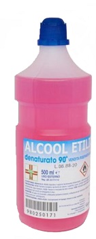 ALCOOL ETILICO DENATURATO 500 ML - Farmacia-flash.it