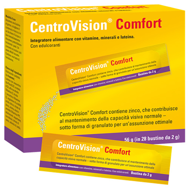 CENTROVISION COMFORT 28 BUSTINE GUSTO ARANCIA - Farmacia-flash.it