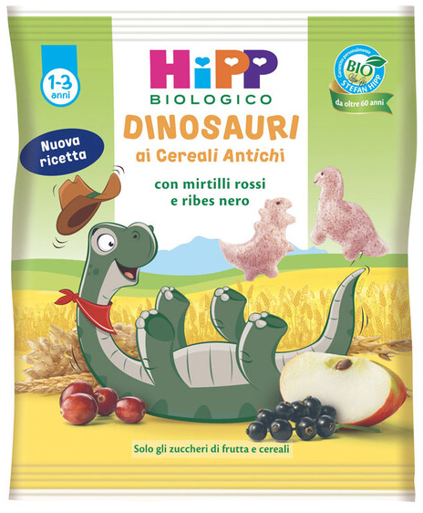 HIPP BIO DINOSAURI CEREALI ANTICHI 30 G - Farmacia-flash.it
