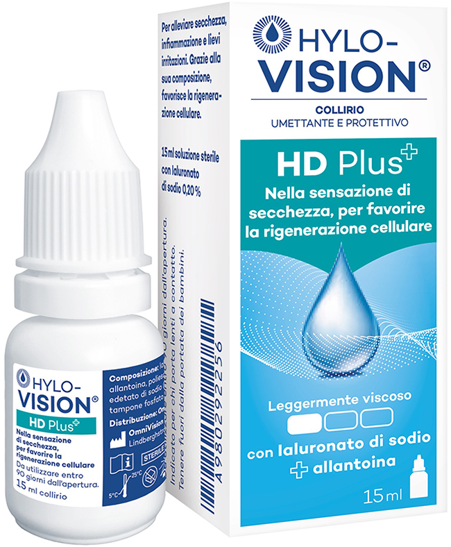 HYLOVISION HD PLUS COLLIRIO UMETTANTE E PROTETTIVO 15 ML - Farmacia-flash.it