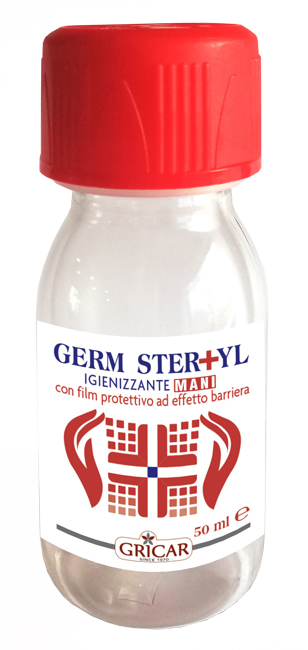 IGIENIZZANTE PROTETTIVO MANI GERM STER+YL FLACONE 50 ML - Farmacia-flash.it
