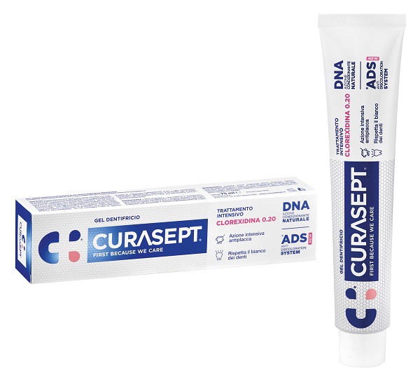 CURASEPT DENTIFRICIO 0,20 75 ML ADS+DNA - Farmacia-flash.it