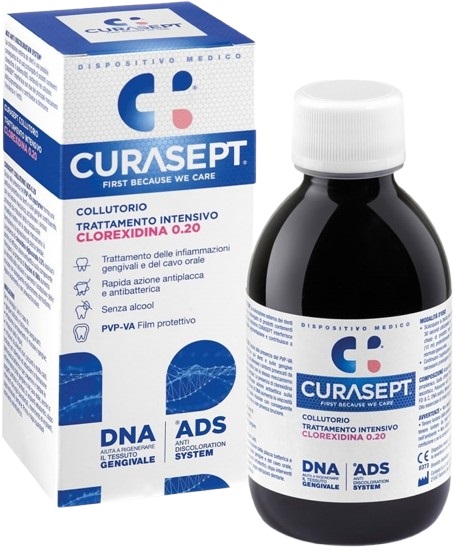 CURASEPT COLLUTORIO 0,20 ADS + DNA 200 ML - Farmacia-flash.it