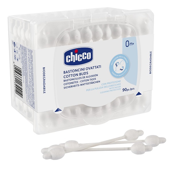 CHICCO BASTONCINI COTONATI 90 PEZZI - Farmacia-flash.it