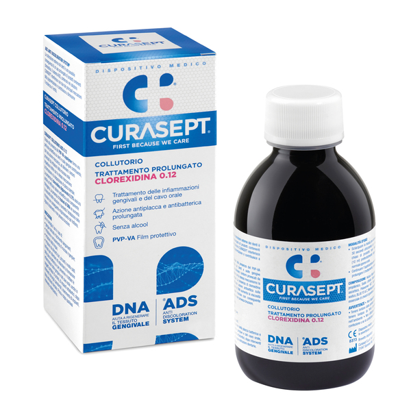CURASEPT COLLUTORIO 0,12 ADS + DNA 200 ML - Farmacia-flash.it