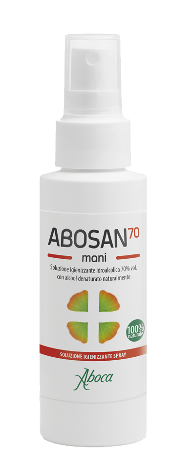 ABOSAN70 SOLUZIONE IGIENIZZANTE MANI 100 ML SPRAY - Farmacia-flash.it