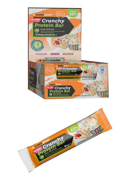 CRUNCHY PROTEINBAR BIRTHDAY CAKE 40 G - Farmacia-flash.it