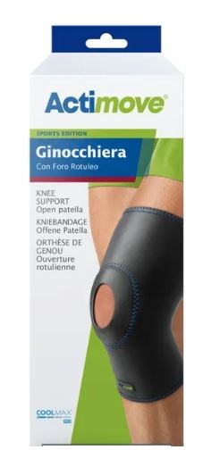 ACTIMOVE SPORTS EDITION GINOCCHIERA CON FORO ROTULEO L - Farmacia-flash.it
