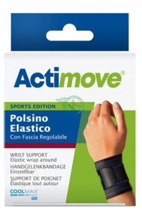 ACTIMOVE SPORTS EDITION POLSINO ELASTICO CON FASCIA REGOLABILE UNIVERSALE - Farmacia-flash.it