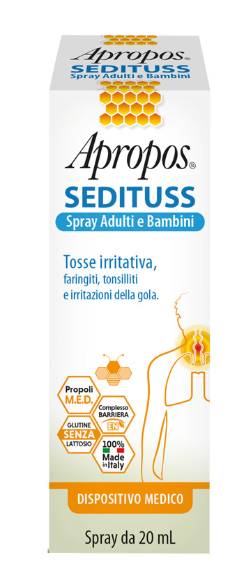 APROPOS SEDITUSS SPRAY ADULTI/BAMBINI 20 ML - Farmacia-flash.it