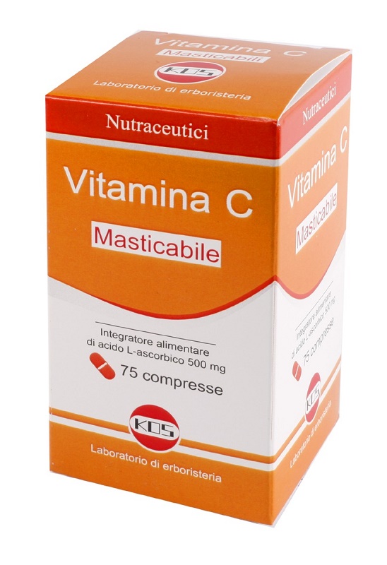 VITAMINA C MASTICABILE 75 COMPRESSE - Farmacia-flash.it