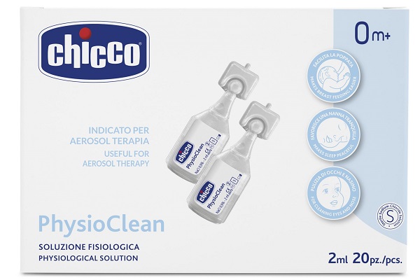 CHICCO SOLUZIONE PHYSIOCLEAN 2 ML 20 PEZZI - Farmacia-flash.it