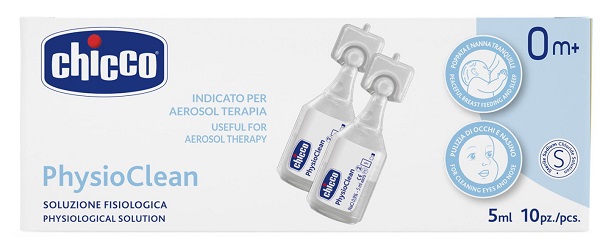 CHICCO SOLUZIONE PHYSIOCLEAN 5 ML 10 PEZZI - Farmacia-flash.it