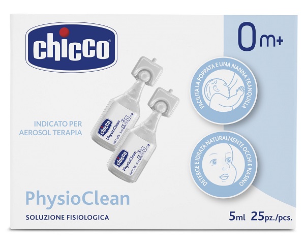 CHICCO SOLUZIONE PHYSIOCLEAN 5 ML 25 PEZZI - Farmacia-flash.it