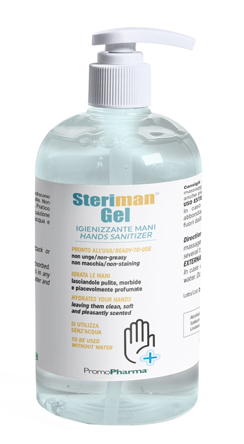STERIMAN GEL 70 IGIENIZZANTE MANI 500 ML - Farmacia-flash.it