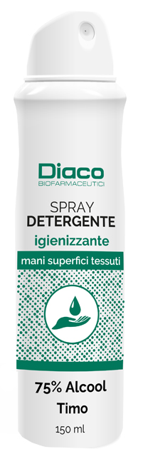 SPRAY DETERGENTE IGIENIZZANTE MANI E SUPERFICI SPRAY 150 ML - Farmacia-flash.it