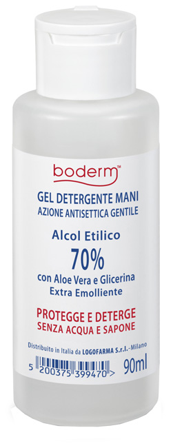 BODERM HAND CLEANSING GEL 70% 90 ML - Farmacia-flash.it