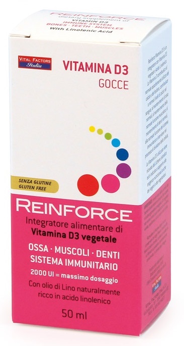 REINFORCE VITAMINA D3 GOCCE 50 ML - Farmacia-flash.it