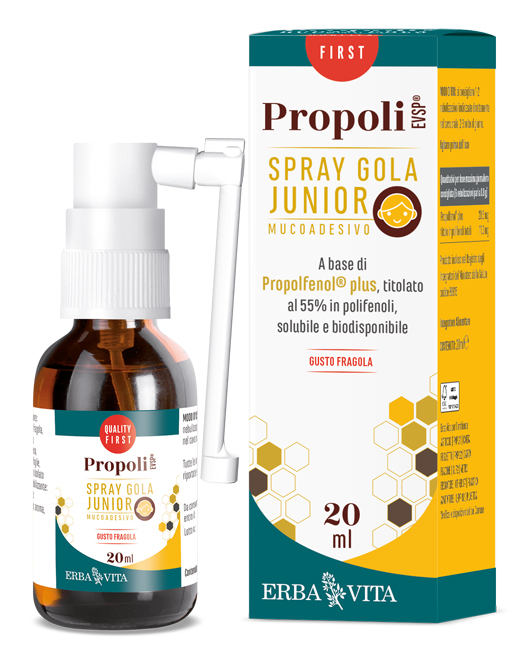 PROPOLI EVSP SPRAY GOLA JUNIOR 20 ML - Farmacia-flash.it