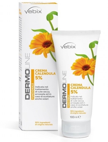 DERMOLINE CREMA VISO MANI CALENDULA 5% 100 ML - Farmacia-flash.it