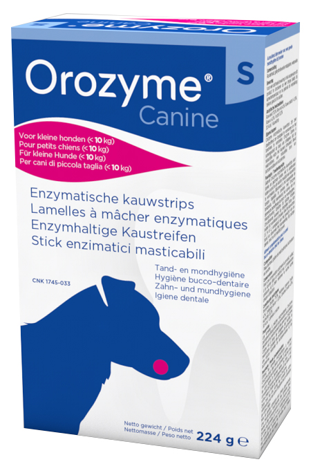 OROZYME CANINE STRISCE ENZIMATICHE MASTICABILI PER CANI DI TAGLIA PICCOLA - Farmacia-flash.it