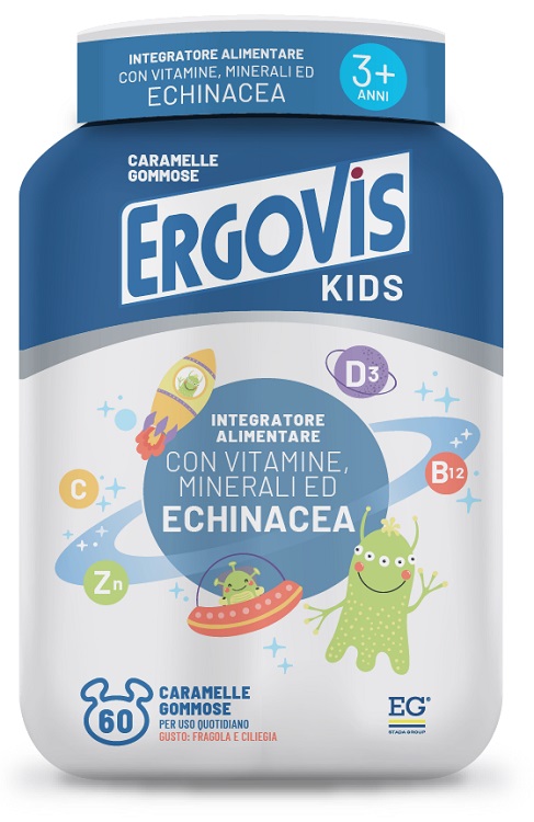 ERGOVIS KIDS 60 CARAMELLE GUSTOSE - Farmacia-flash.it