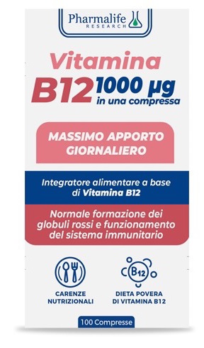 VITAMINA B12 100 COMPRESSE VITACURVEG - Farmacia-flash.it