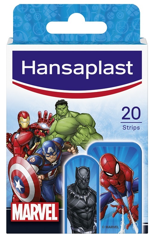 HANSAPLAST CEROTTO KIDS MARVEL 20 PEZZI - Farmacia-flash.it