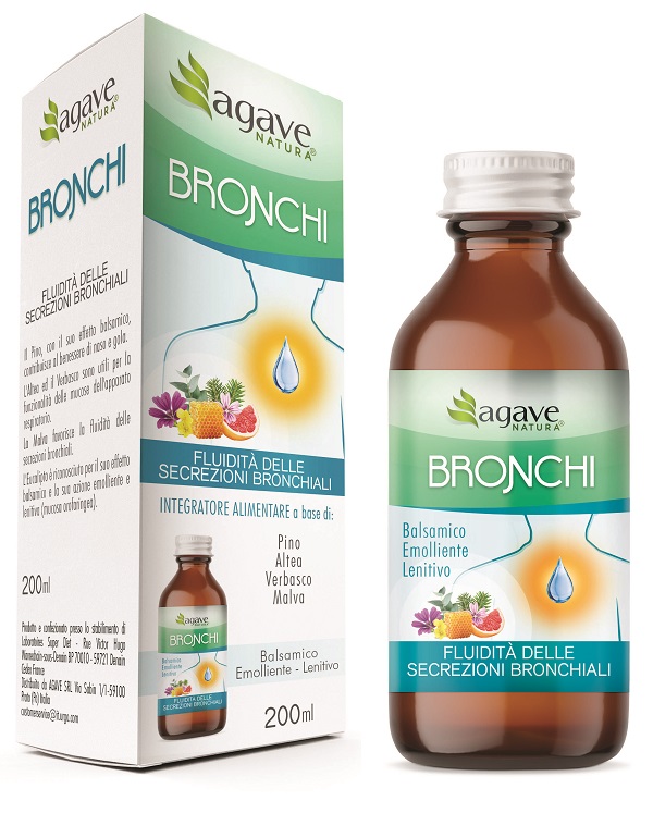 AGAVE NATURA SCIROPPO BRONCHI 200 G - Farmacia-flash.it