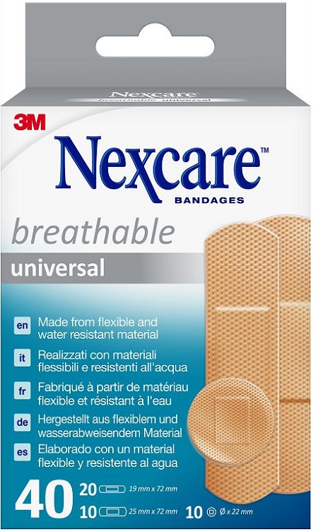 CEROTTO PREPARATO 3M NEXCARE UNIVERSAL N0340AS ASSORTITI 20 CEROTTI 19X72MM + 10 CEROTTI 25X72MM + 10 CEROTTI TONDI 22,5MM - Farmacia-flash.it
