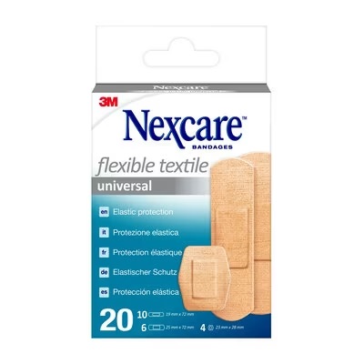 CEROTTO PREPARATO 3M NEXCARE TEXTILE N0420AS ASSORTITI 3 MISURE 10 CEROTTI 19X72MM + 6 CEROTTI 25X72MM + 4 CEROTTI 22,5MM - Farmacia-flash.it