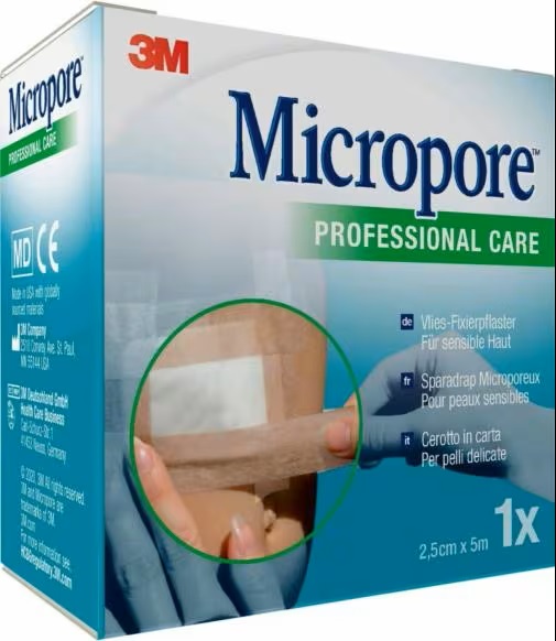 CEROTTO IN CARTA 3M MICROPORE SURGICAL TAPE TAN M5X25MM - Farmacia-flash.it