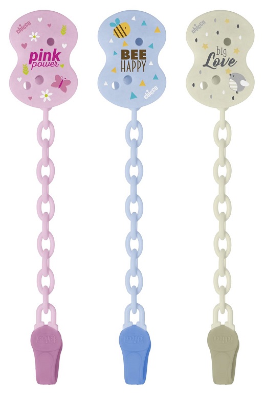 CHICCO CLIP CON CATENELLA MIXED COLORS NEW 2020 - Farmacia-flash.it