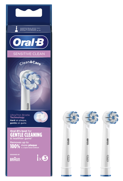 ORALB REFILL EB-60-3 SENSITIVE CLEAN - Farmacia-flash.it