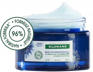 KLORANE CREMA IDRATANTE NOTTE FIORDALISO ACIDO IALURONICO 50 ML - Farmacia-flash.it