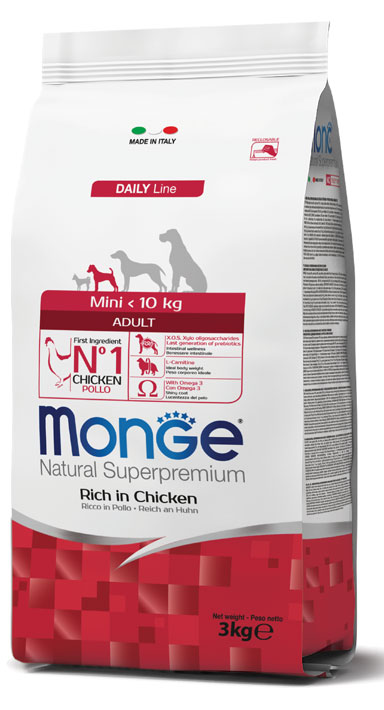 MONGE DOG MINI ADULT 3 KG - Farmacia-flash.it