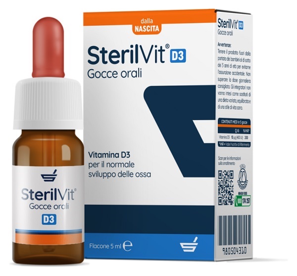 STERILVIT D3 GOCCE 5 ML - Farmacia-flash.it