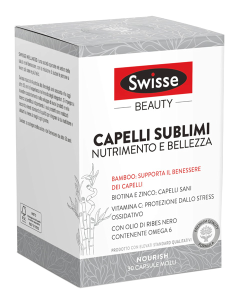 SWISSE CAPELLI SUBLIMI 30 CAPSULE - Farmacia-flash.it