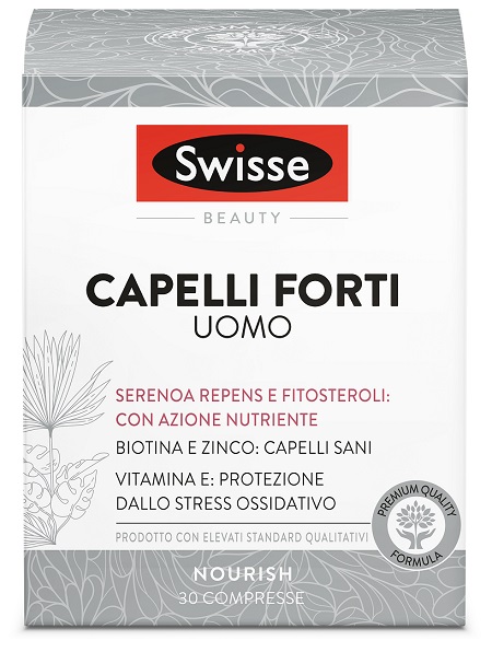 SWISSE CAPELLI FORTI UOMO 30 COMPRESSE - Farmacia-flash.it
