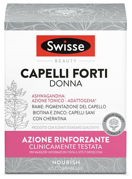 SWISSE CAPELLI FORTI DONNA 30 COMPRESSE - Farmacia-flash.it