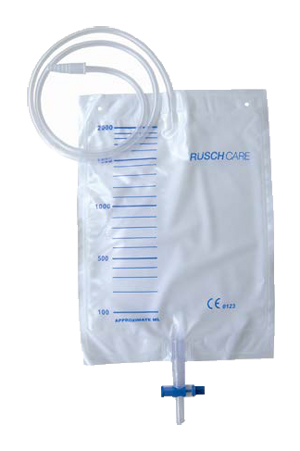 SACCA DI DRENAGGIO LETTO PER INCONTINENZA 2000ML IN PVC CON VALVOLA DI NON RITORNO E RUBINETTO DI SCARICO T-TAP CON TUBO DI RACCORDO 130CM 20 PEZZI RIUTILIZZABILE - Farmacia-flash.it