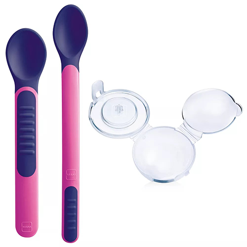 MAM HEAT SENSITIVE SPOONS&COVER FEMMINA - Farmacia-flash.it