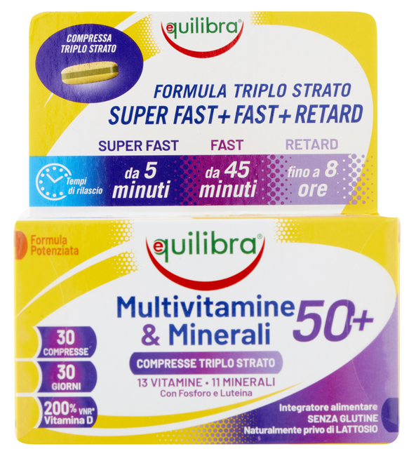 MULTIVITAMINE&MINERALI 50+ 30 COMPRESSE - Farmacia-flash.it