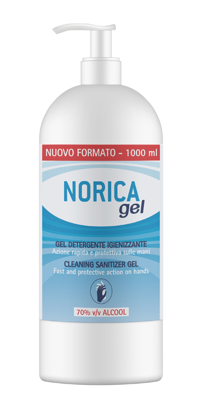 NORICA GEL DETERGENTE IGIENIZZANTE 70% ALCOOL 1000 ML - Farmacia-flash.it