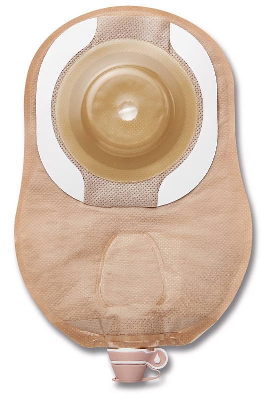 MODERMA FLEX CERAPLUS SACCA APERTA CONVESSA SOFT MIDI PER UROSTOMIA OPACA CON FINESTRA B/A PRETAGLIATA 25 MM - Farmacia-flash.it