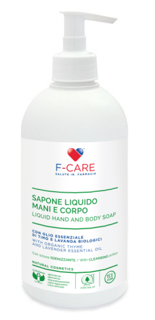 F CARE SAPONE LIQUIDO BIO IGIENIZZANTE 500 ML - Farmacia-flash.it