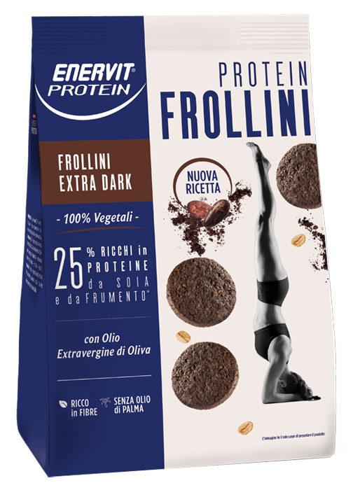 ENERVIT PROTEIN FROLLINI EXTRA DARK 200 G - Farmacia-flash.it
